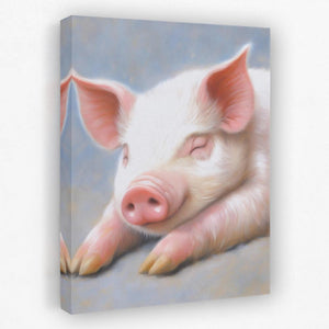 Resting Pig - Luxury Wall Art