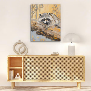 Resting Raccoon - Luxury Wall Art