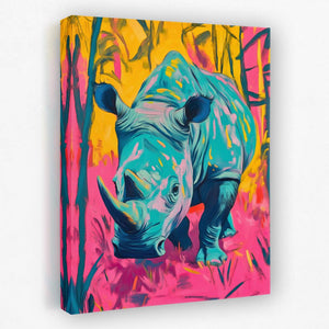 Rhino Glow - Luxury Wall Art