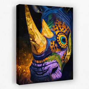 Rhino Sacred Geometry - Luxury Wall Art