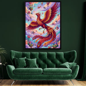 Rising Phoenix Pop Surreal - Luxury Wall Art
