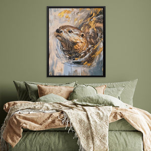 River Otter - Luxury Wall Art