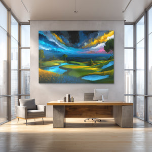 River's Storm Promise - Luxury Wall Art