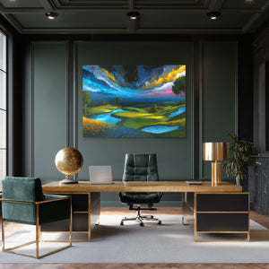 River's Storm Promise - Luxury Wall Art