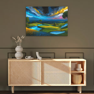 River's Storm Promise - Luxury Wall Art