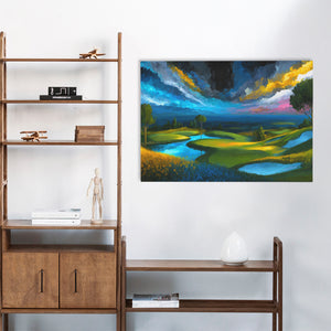 River's Storm Promise - Luxury Wall Art