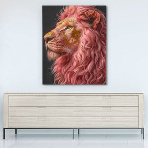 Roaring Beauty - Large Modern Canvas Print