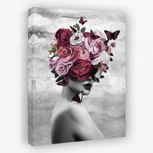 Rose Mind - Feminine Canvas Wall Art