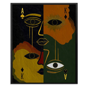 Royal Card Oracle - Luxury Wall Art