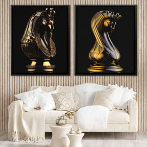 Royal Egyptian Chess (2) Set - Luxury Wall Art