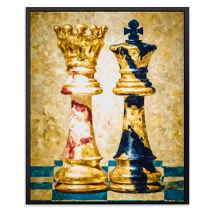 Royal Endgame Tension - Luxury Wall Art