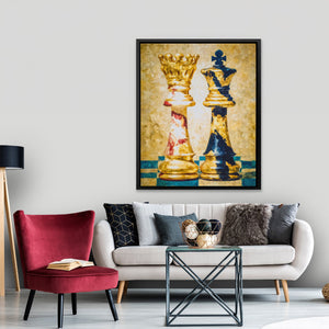 Royal Endgame Tension - Luxury Wall Art