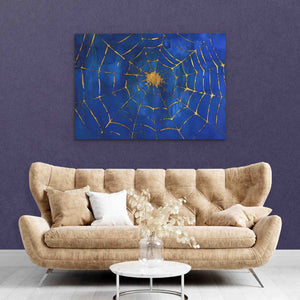 Royal Web - Large Canvas Print