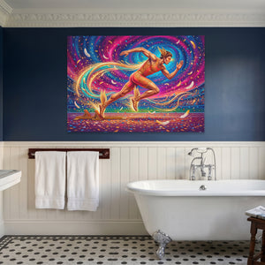 Runner Cosmic Sprint — Runner Cosmic Sprint Blue Bathroom Land 15