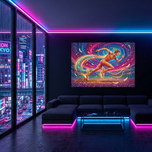 Runner Cosmic Sprint — Runner Cosmic Sprint Blue Pink Neon Room Land 28