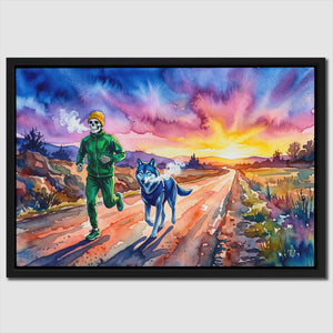 Runner Wolf Sunset — Runner Wolf Sunset Close Up Landscape 78