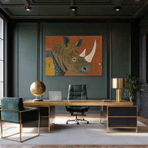 Rust and Horn - Luxury Wall Art