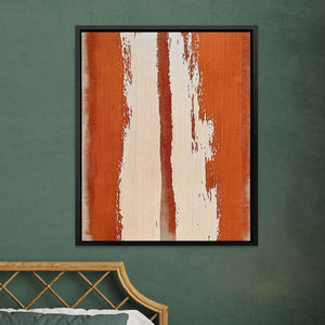 Rustic Impressions - Abstract Wall Art in Black Frame