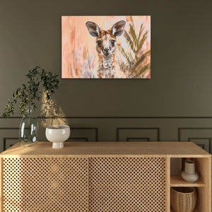 Rustic Roo - Animals Art for Bedroom