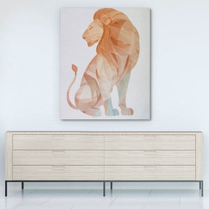 Sacred Awakening - Lion Art for Bedroom