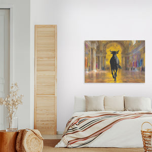 Sacred Bull Temple - Luxury Wall Art