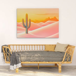 Saguaro at Sundown - Luxury Wall Art