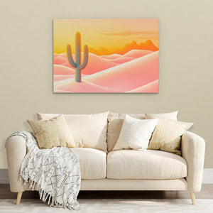 Saguaro at Sundown - Luxury Wall Art