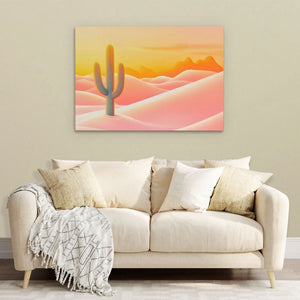 Saguaro at Sundown - Luxury Wall Art