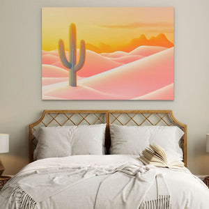 Saguaro at Sundown - Luxury Wall Art