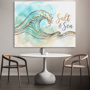 Salt And Sea — salt and sea sq coffee table 1land flush print