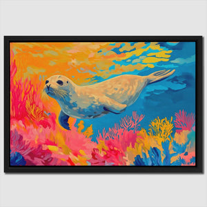 Saltwater Seal - Luxury Wall Art