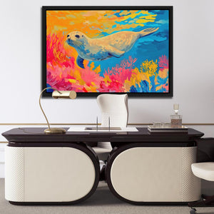Saltwater Seal - Luxury Wall Art