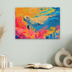 Saltwater Seal - Luxury Wall Art