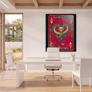 Samurai Ace Hearts Card — Samurai Ace Hearts Card Beach House Office Port 49