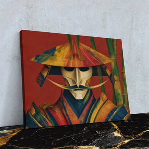 Samurai Bamboo Gold — Samurai Bamboo Gold Against Wall4x5 Reflect 16
