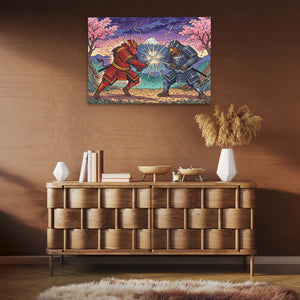 Samurai Bull Duel — Samurai Bull Duel Brown Room Clean 62