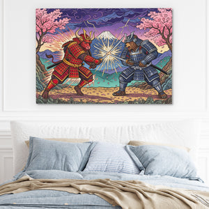 Samurai Bull Duel — Samurai Bull Duel Light Blue Bed 216