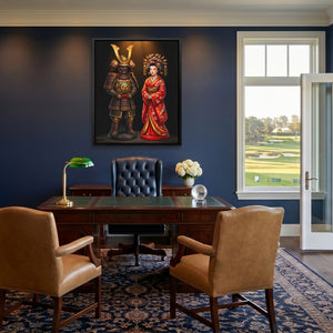 Samurai Couple Chess — Samurai Couple Chess Golf House Blue Port 122