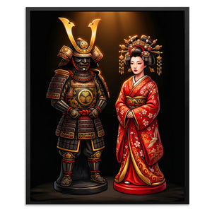 Samurai Couple Chess — Samurai Couple Chess Front Facing Portrait2 86
