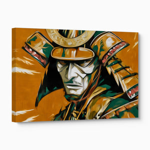 Samurai Golden Hour โ samurai golden hour angled flush print