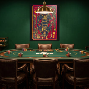 Samurai Jack Hearts Card — Samurai Jack Hearts Card Poker Room Green Port 410
