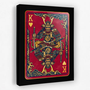 Samurai King Hearts Card — Samurai King Hearts Card Portrait Side View Mirror 471