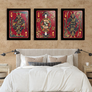 Samurai Hearts King Queen Jack