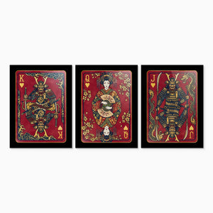 Samurai Hearts King Queen Jack
