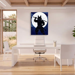 Samurai Lunar Guardian โ samurai lunar guardian sq beach house office 1port flush print