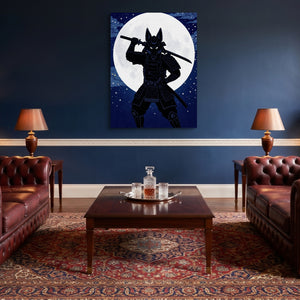 Samurai Lunar Guardian โ samurai lunar guardian sq lounge wall 1port flush print