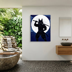 Samurai Lunar Guardian โ samurai lunar guardian sq outdoor bathroom 1port flush print