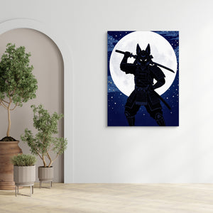 Samurai Lunar Guardian โ samurai lunar guardian sq zen room 1port flush print