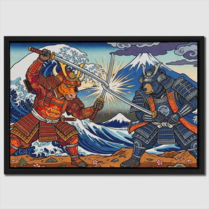 Samurai Mt. Fuji Clash — Samurai Mt. Fuji Clash Close Up Landscape 44