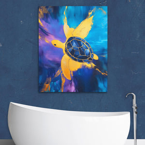 Sapphire Current - Luxury Wall Art